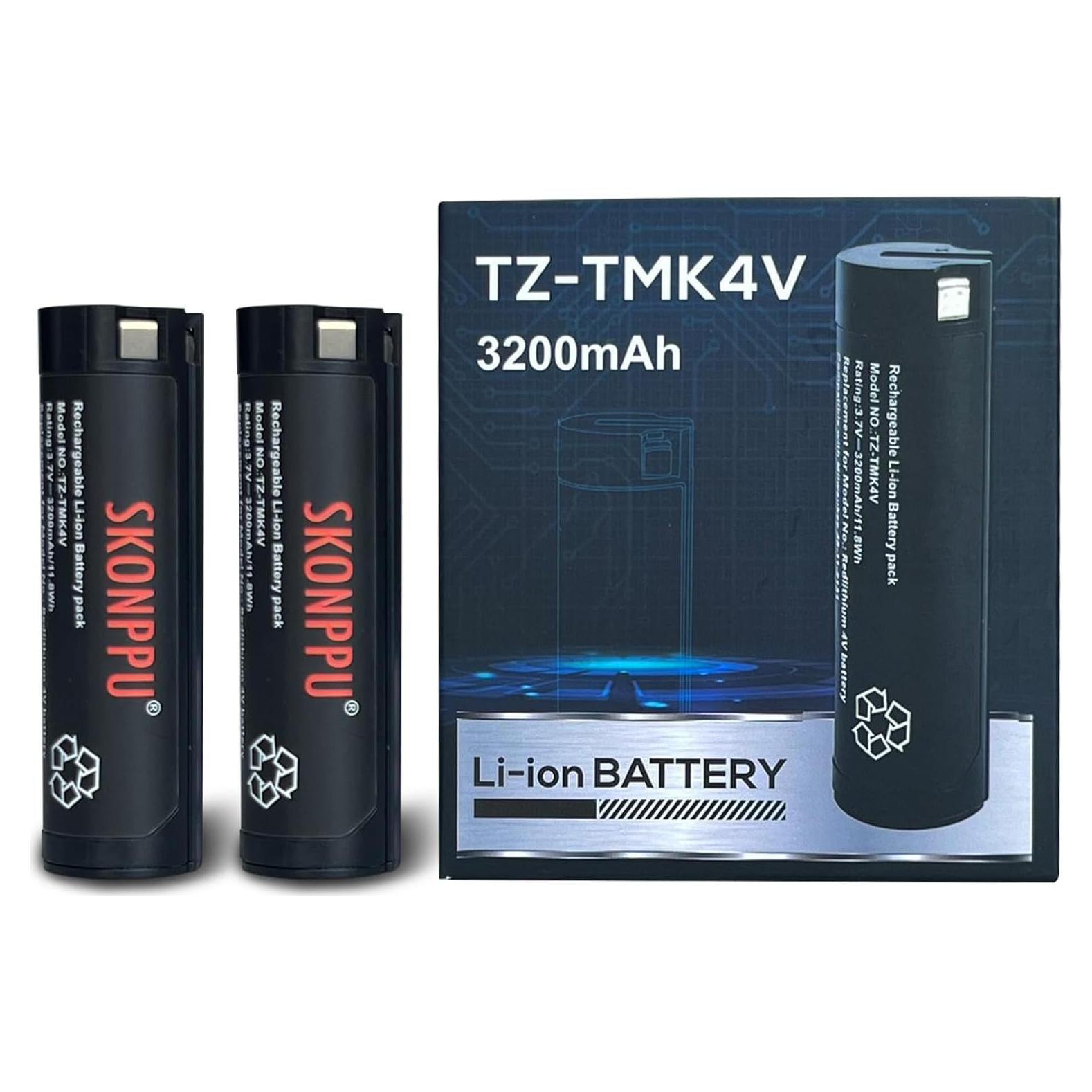 Paquete de 2 Baterías RedLithium 4V SKONPPU para Milwaukee