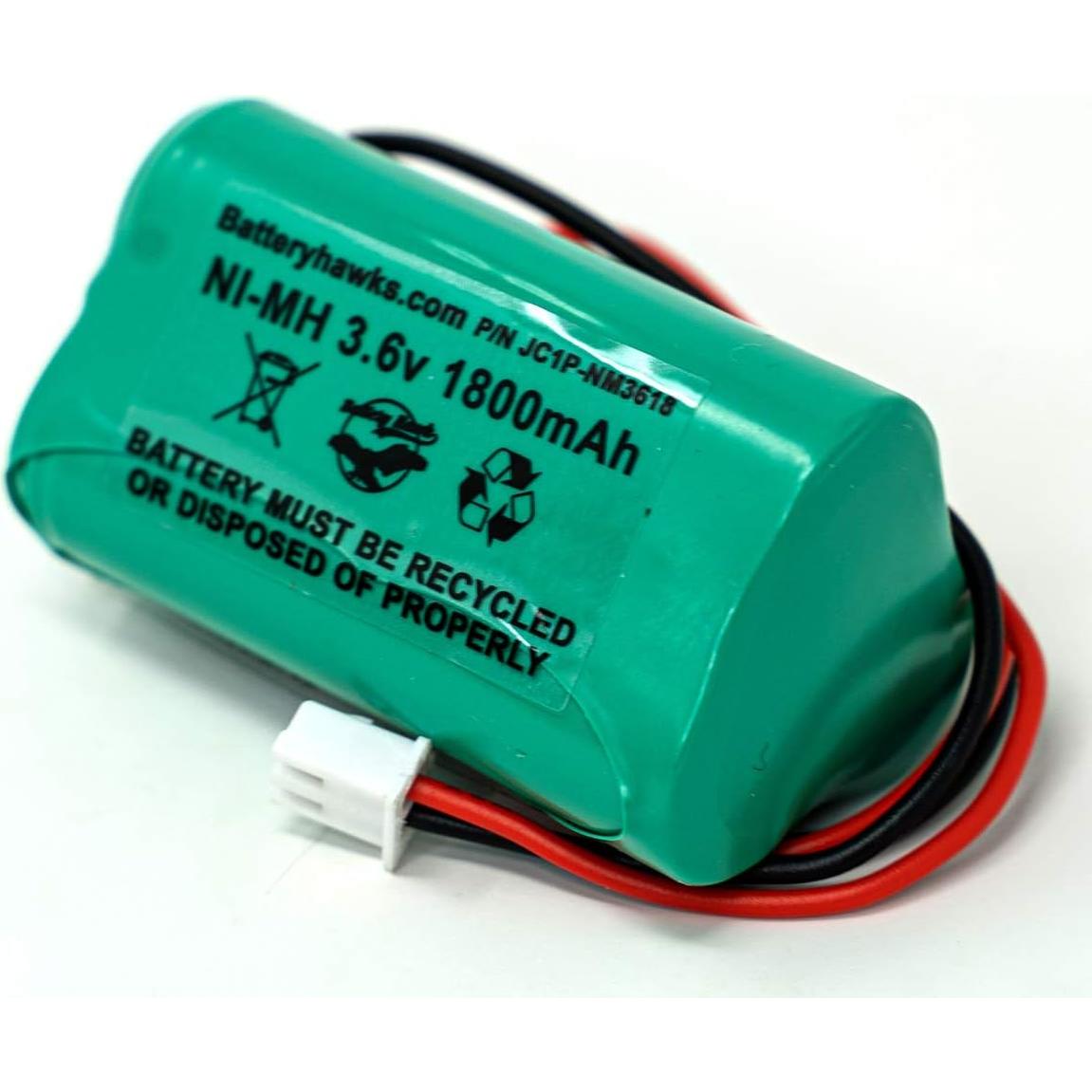 Batería Recargable Ni-MH 3.6V 1800mAh para Luz de Emergencia