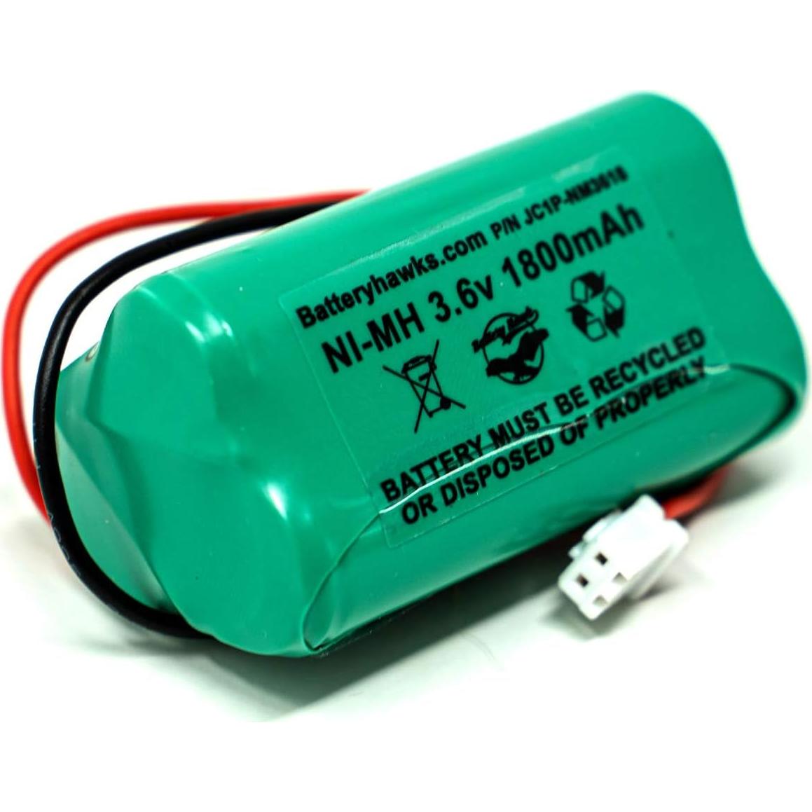 Batería Recargable Ni-MH 3.6V 1800mAh para Luz de Emergencia