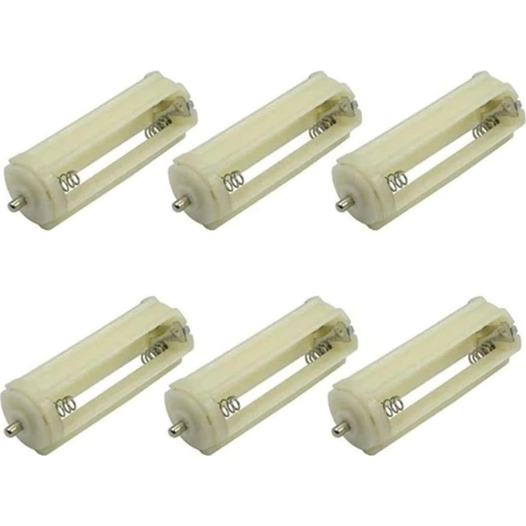 Soporte de Batería AAA bnafes para 3 Baterías - Beige (6 Pcs)