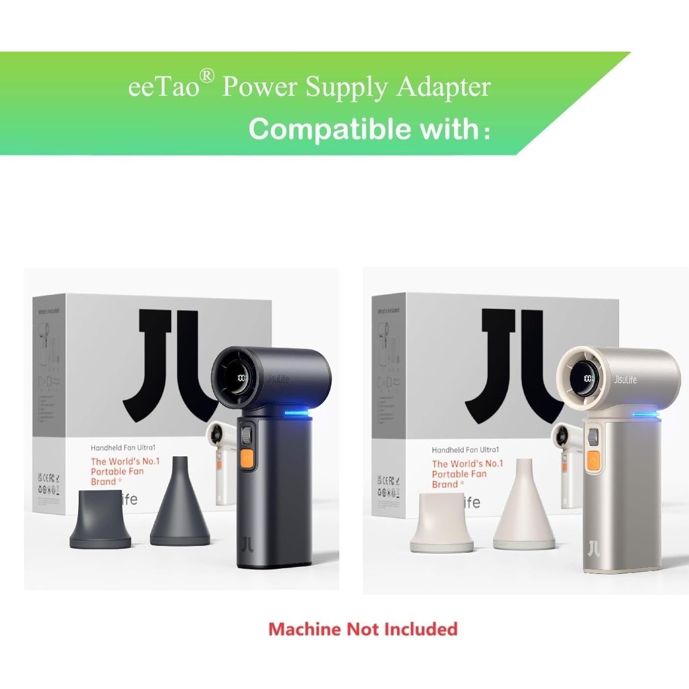 Cargador USBC 5V para Ventilador JISULIFE Ultra1 FA55