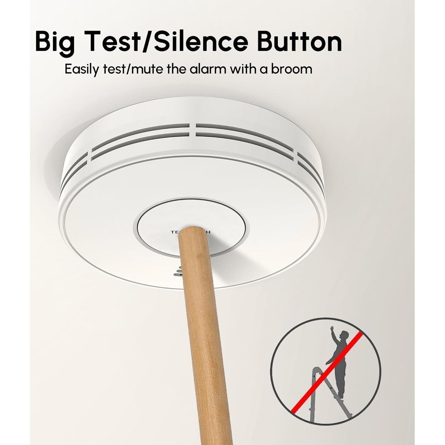 Detector de Humo y Monóxido de Carbono KARUOTOP 10 Años