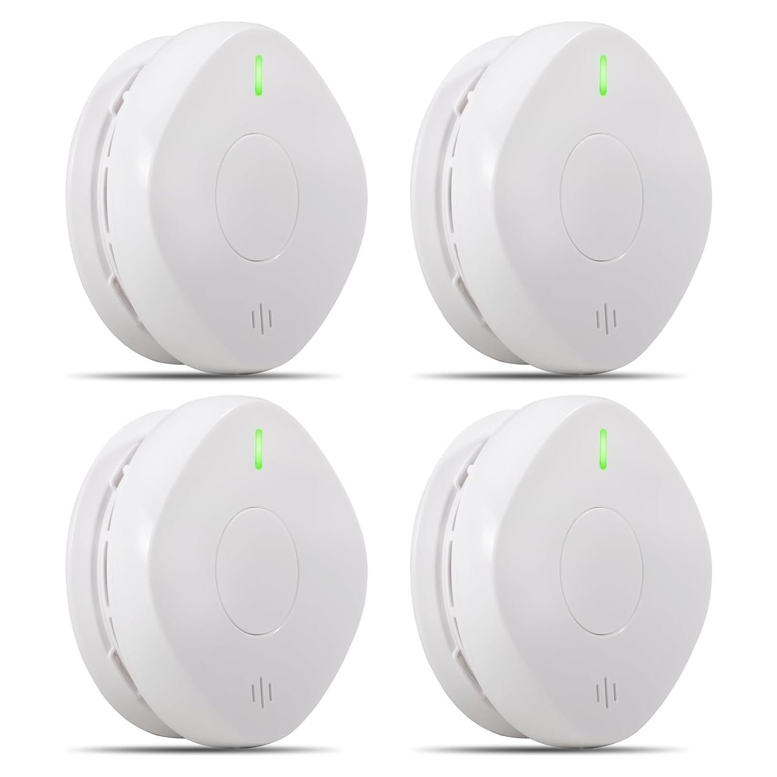 Detector de Humo y Monóxido de Carbono Siterwell GS888A 4 Paquete