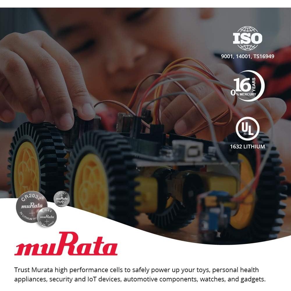 Baterías de Litio Murata CR2025 3V - Paquete de 10 Unidades