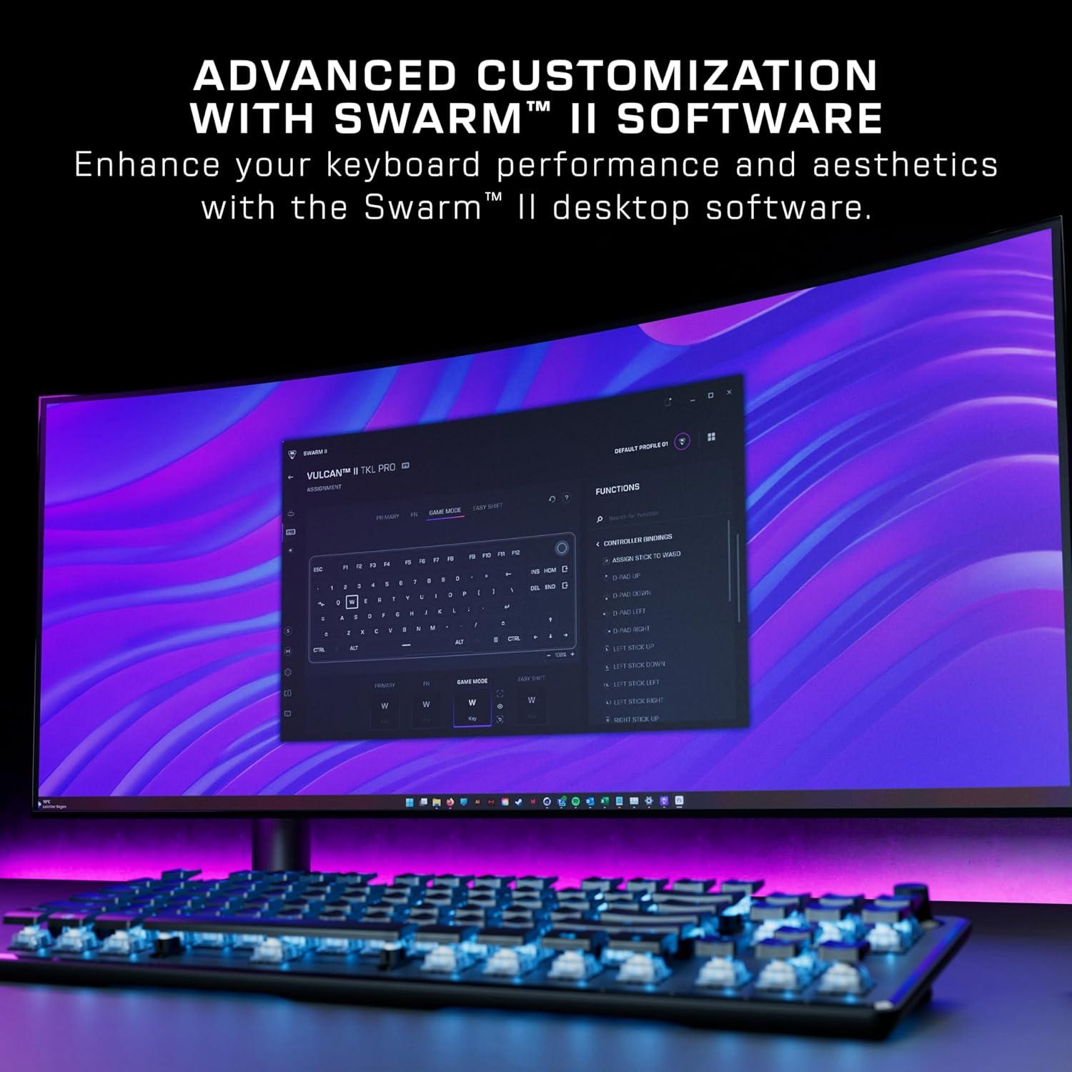 Teclado Mecánico RGB Turtle Beach Vulcan II TKL Pro - Negro