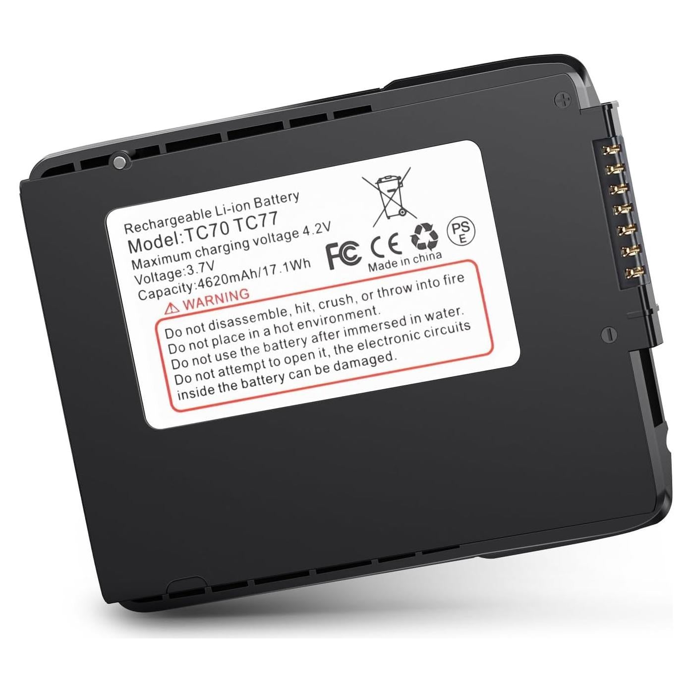 Batería de Reemplazo E EGOWAY 4620mAh para Escáner Zebra TC70 TC77