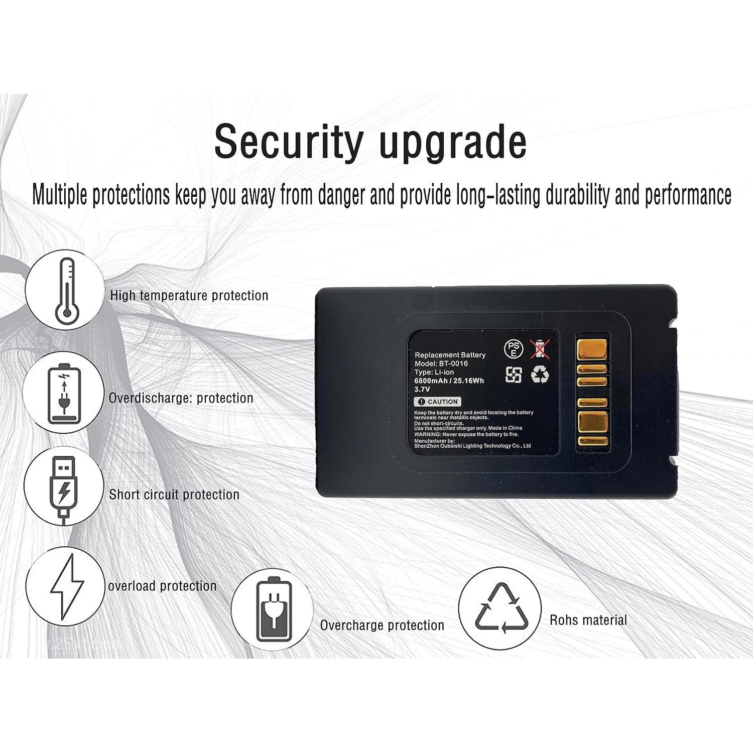 Batería de Reemplazo 6800mAh Datalogic Skorpio X3 X4