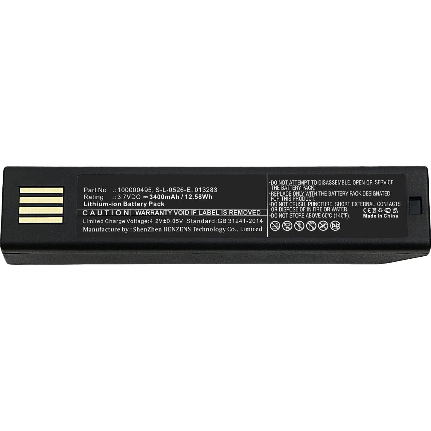 Batería Recargable Synergy Digital para Escáner Honeywell 3400mAh