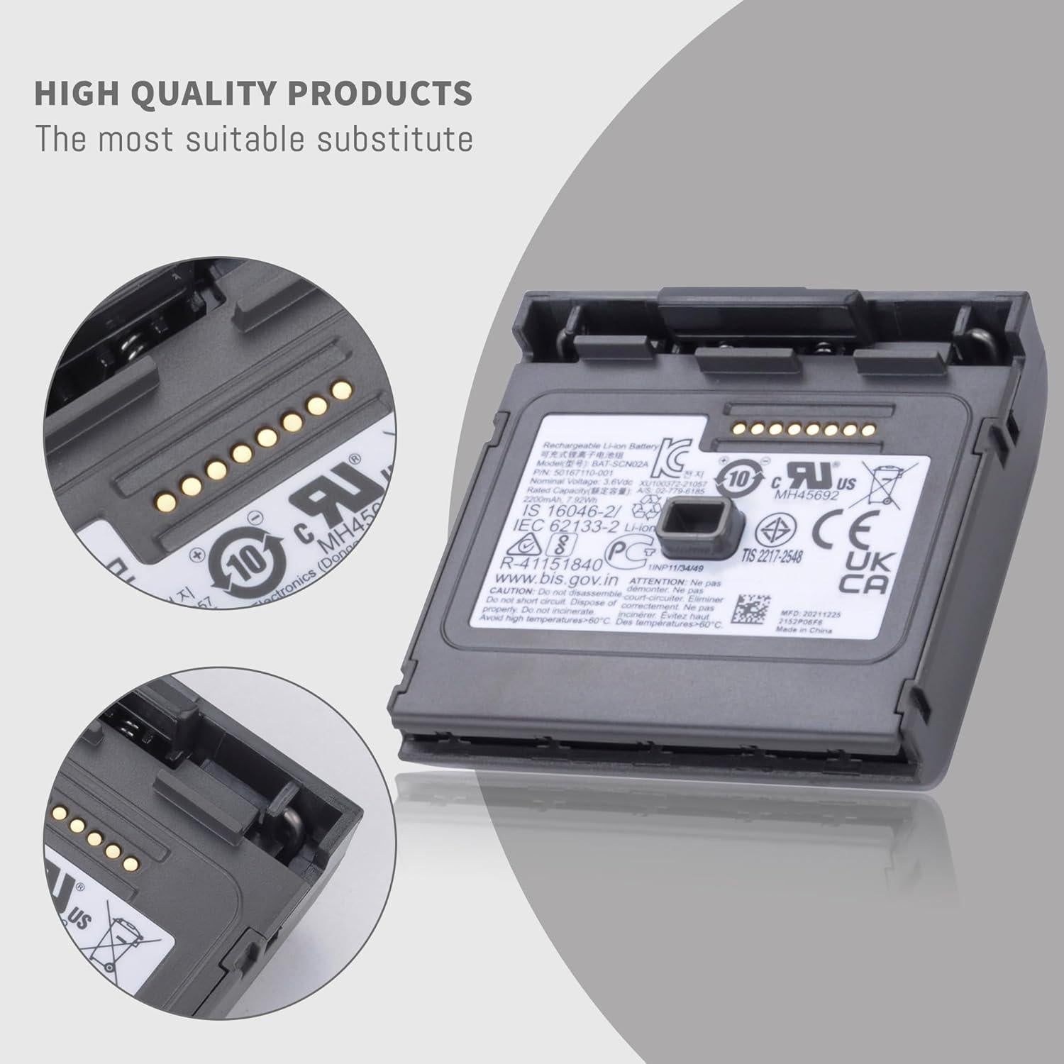 Batería de Ión de Litio Honeywell BAT-SCN02 2160mAh 3.8V