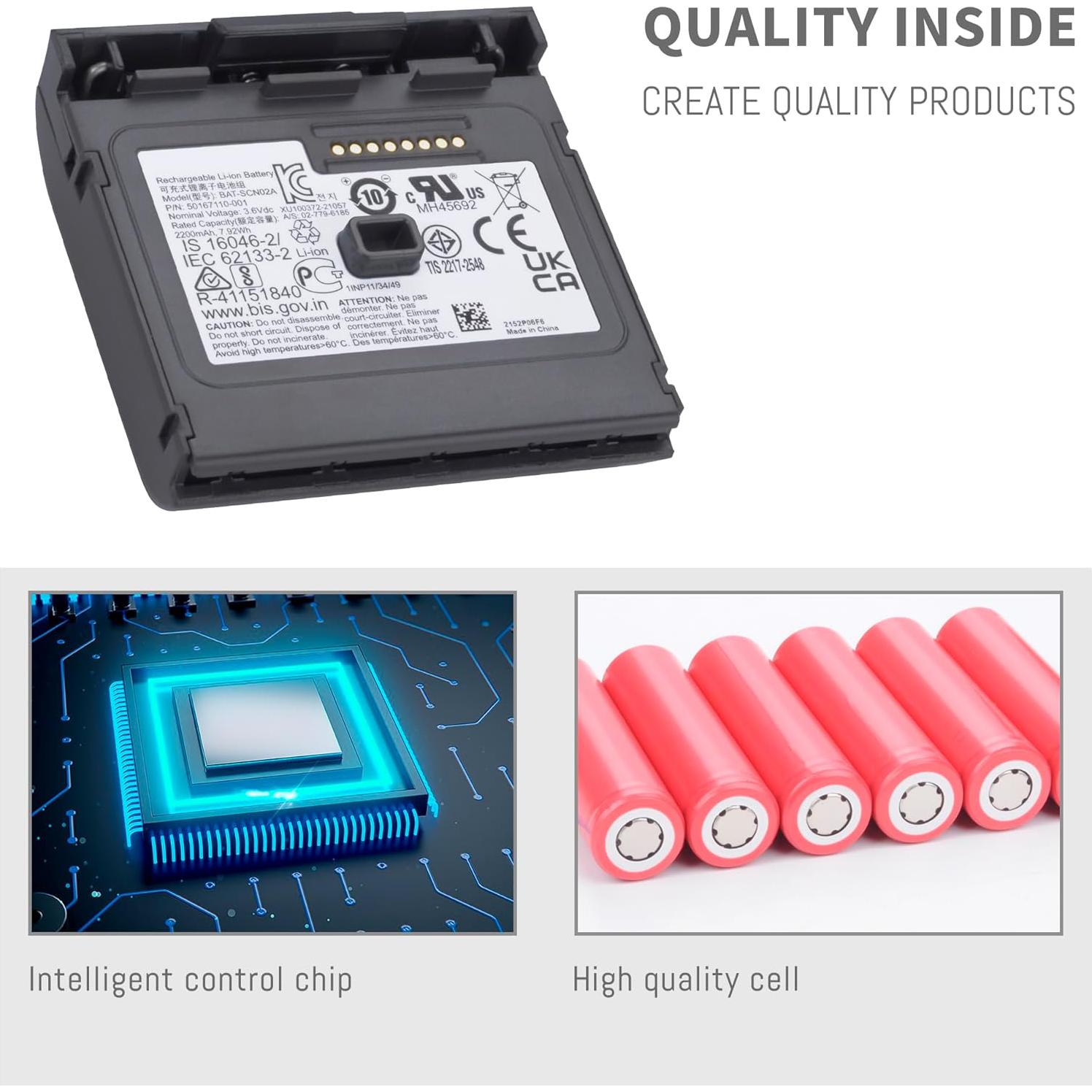 Batería de Ión de Litio Honeywell BAT-SCN02 2160mAh 3.8V