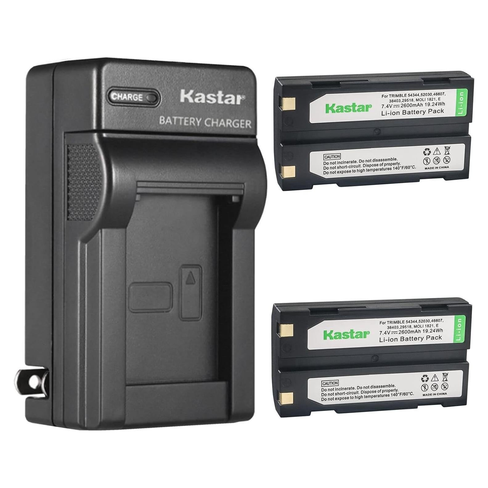 Kastar Cargador y 2 Baterías Litio-Ion 2600mAh 7.4V