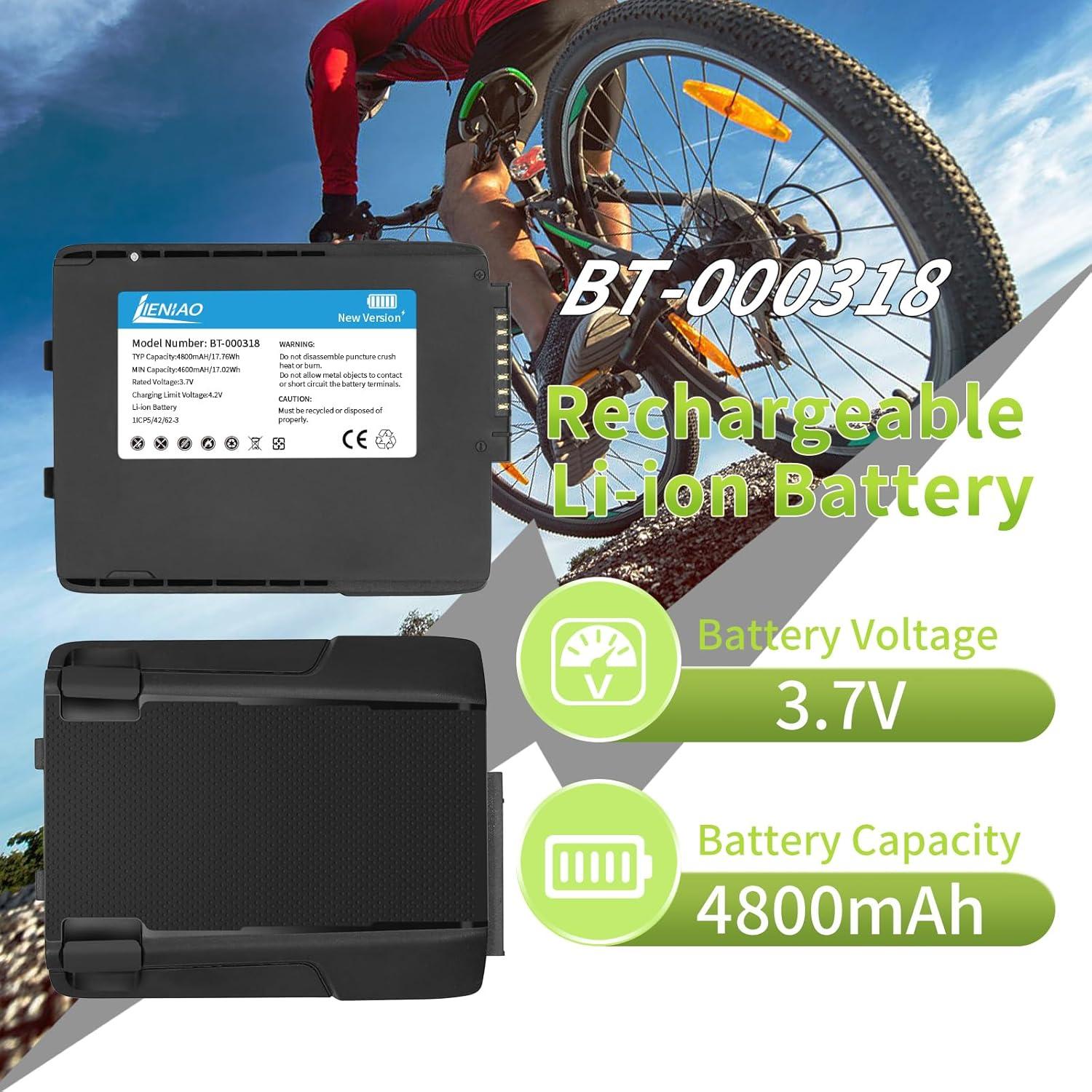 Paquete de 8 Baterías de Reemplazo LIENIAO para Escáner Zebra TC77 4800mAh