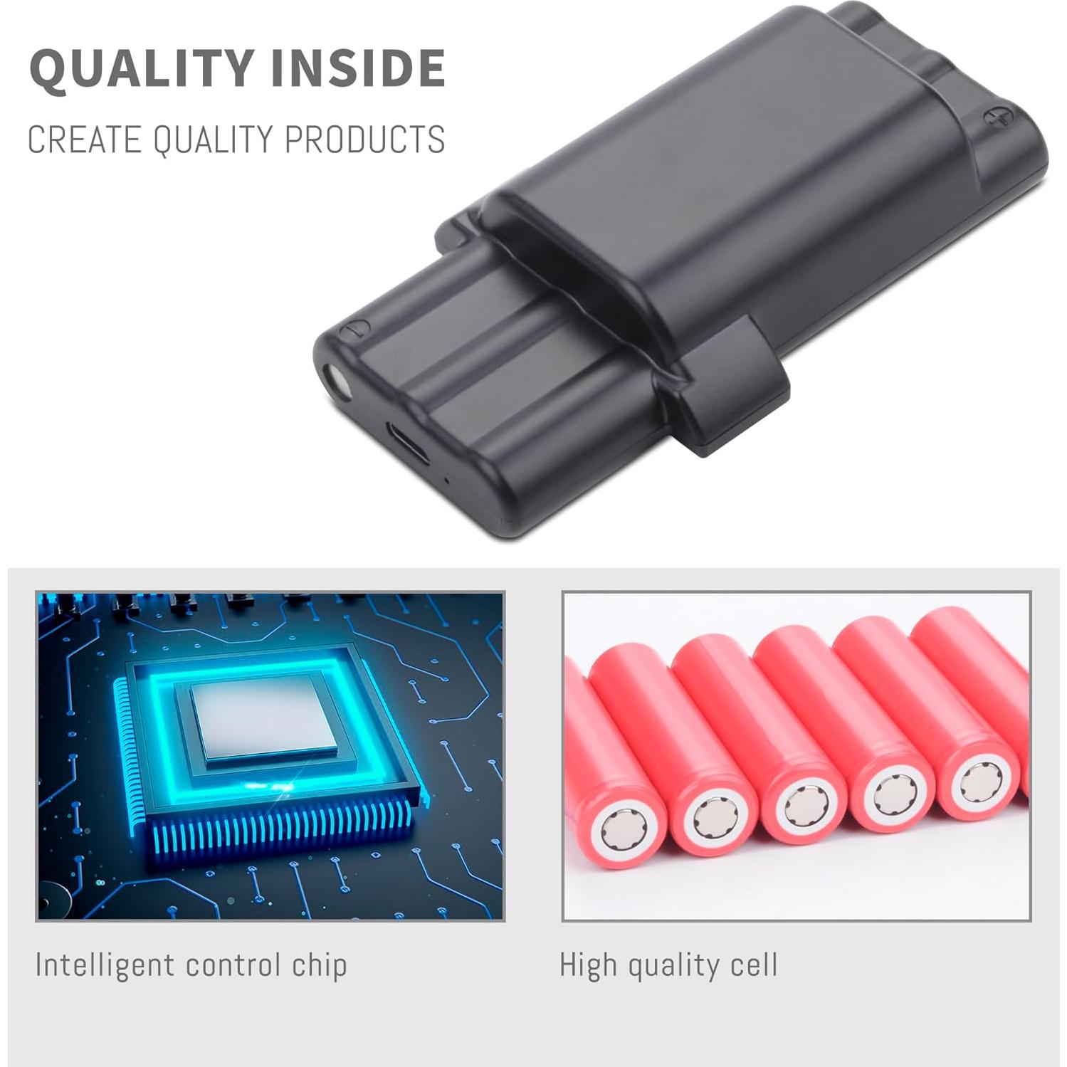 Batería de Reemplazo Li-ion 7.4V 2400mAh para Impresora Brady