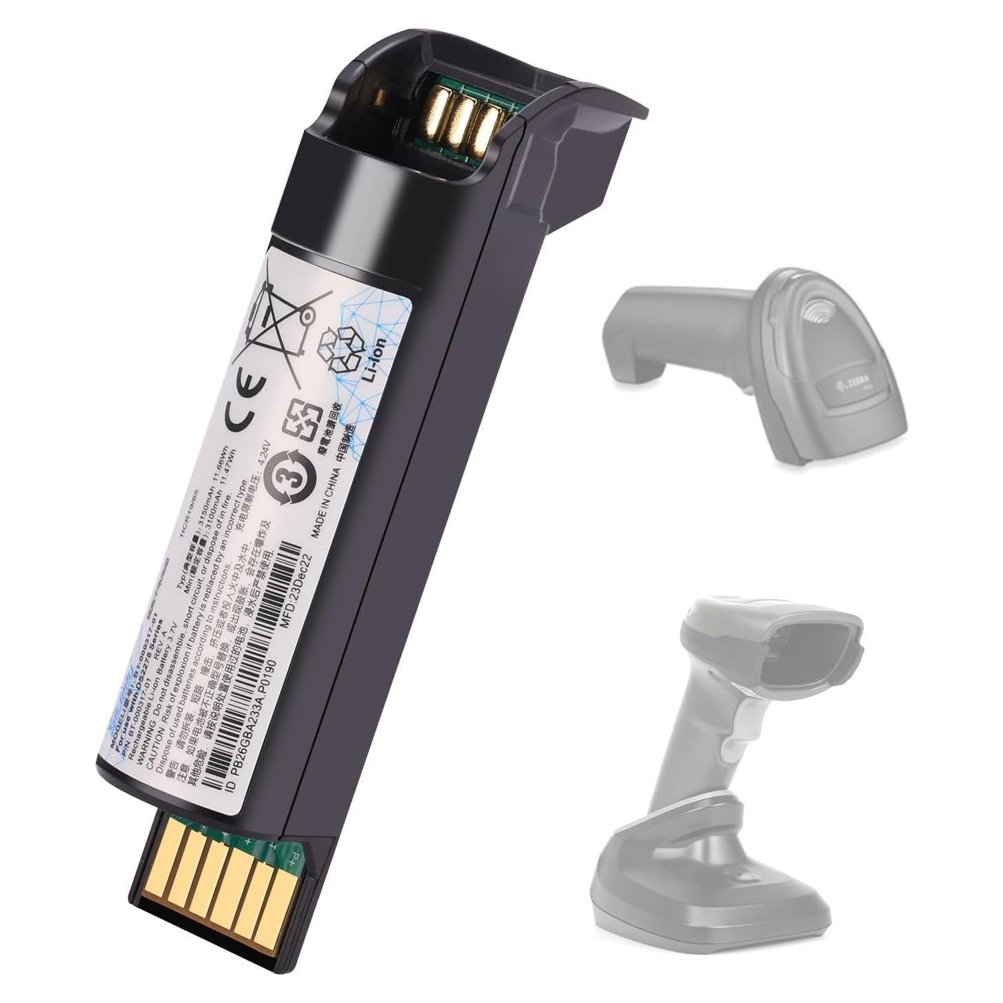 Batería de Litio-Ion 3150mAh para Zebra DS22 DS2278