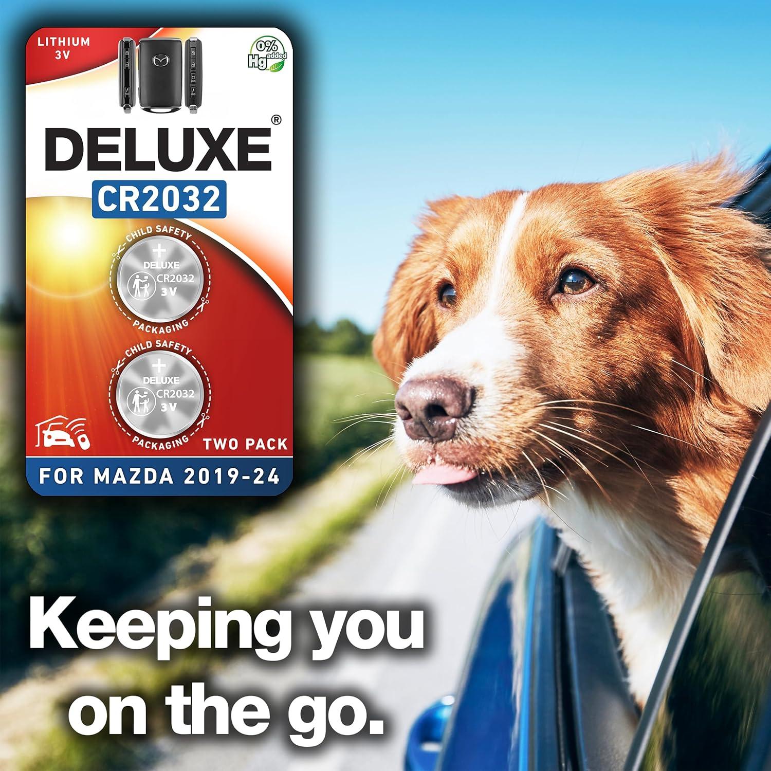Baterías CR2032 para llaves Mazda 2019-2024 - Paquete de 2
