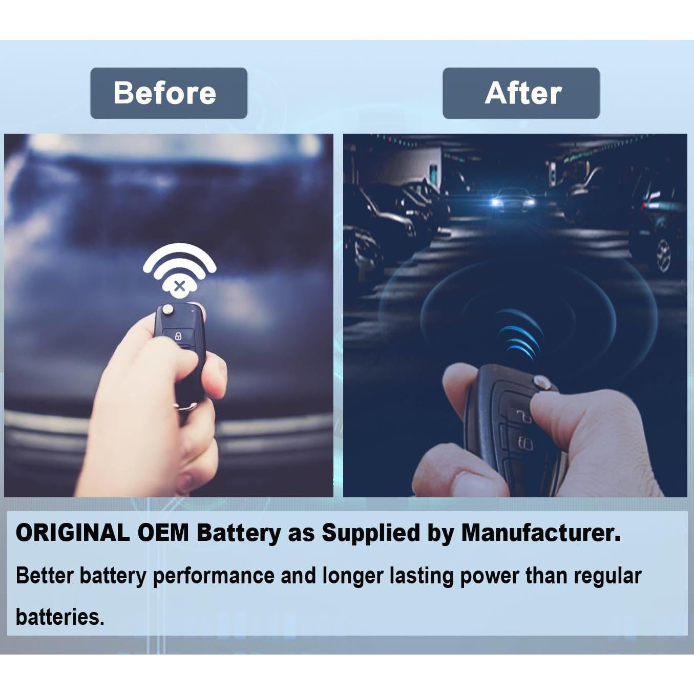 Batería CR2032 para Llave Inteligente Chevrolet 2016-2022