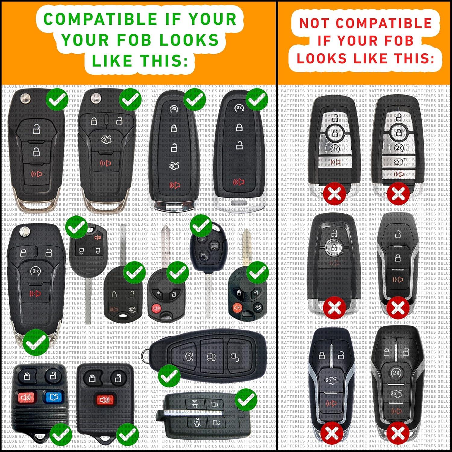 Baterías CR2032 Deluxe para Llaveros Ford - Paquete de 2