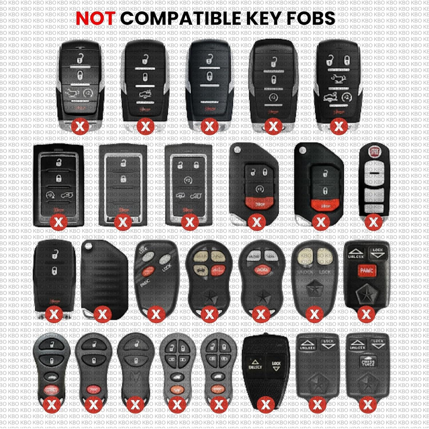 Baterías CR2032 Key Battery Outlet para Jeep y Dodge - Paquete de 2