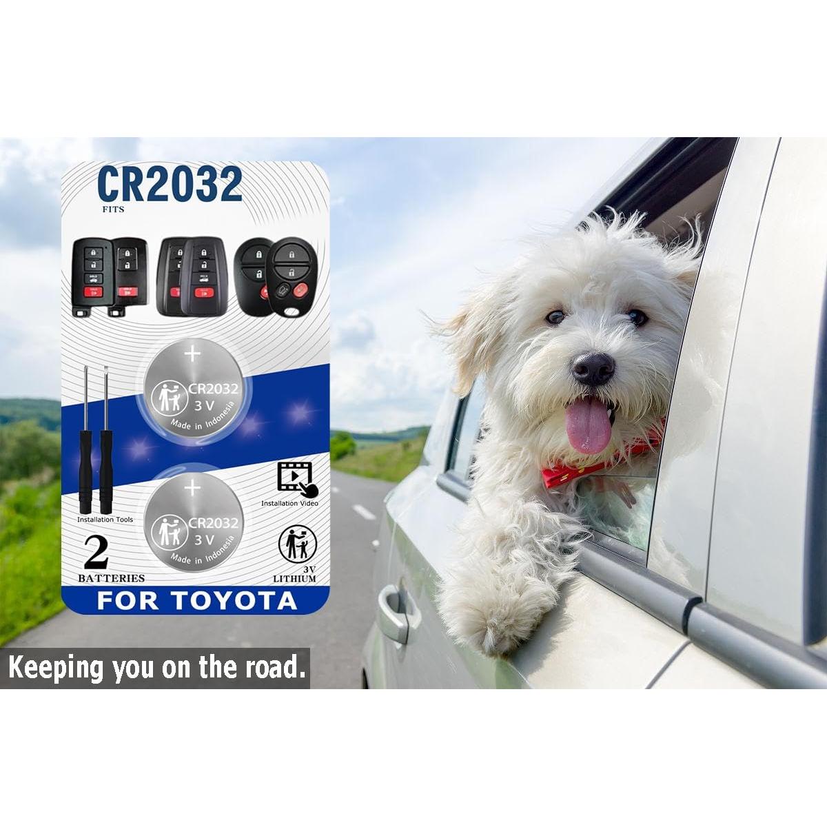 Kit de Baterías CR2032 para Llave Toyota - Paquete de 2