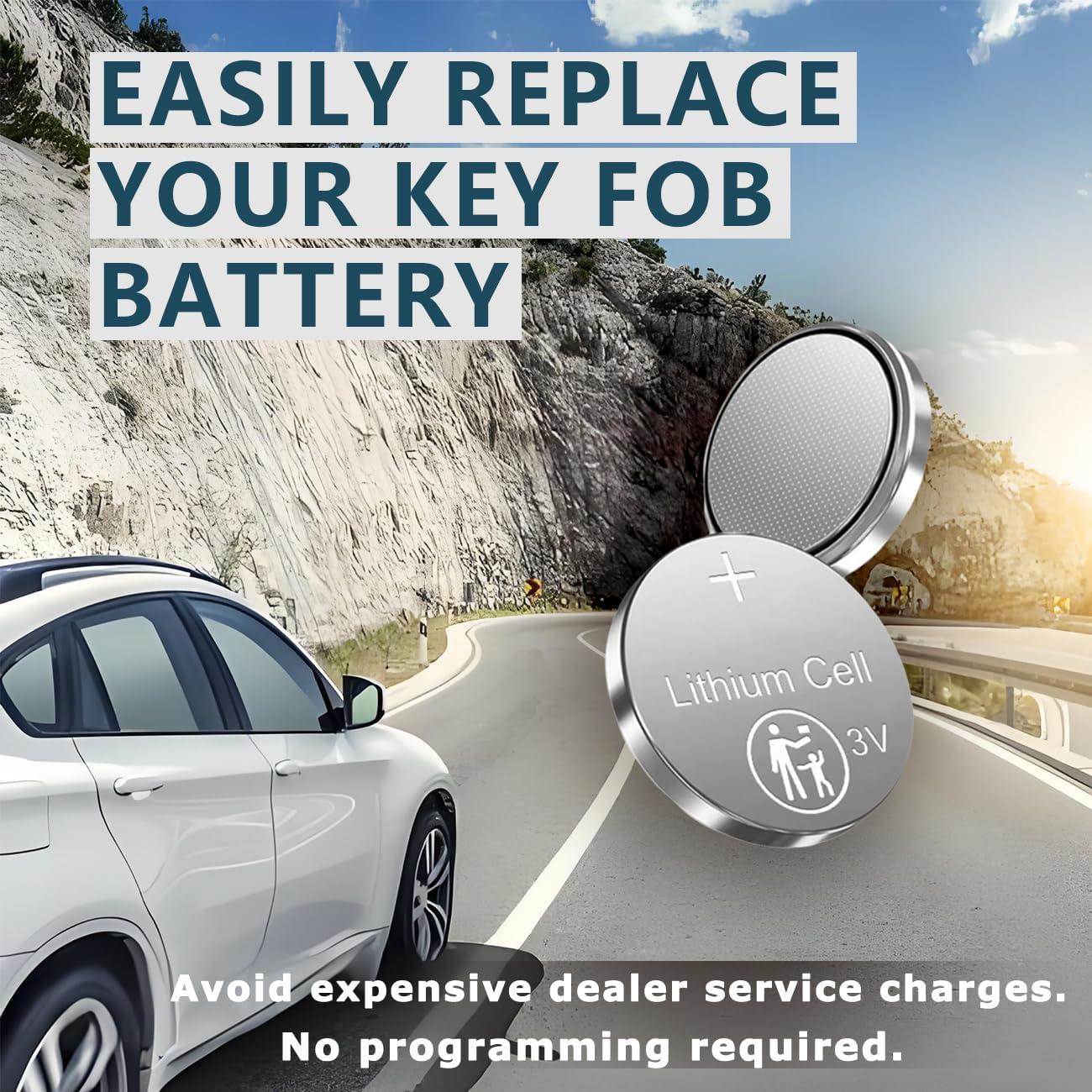 Baterías CR1632 para llaves Toyota - Reemplazo OEM