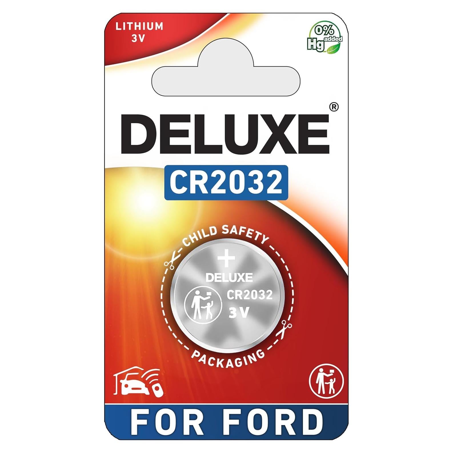 Batería CR2032 para Llave Remota Ford Deluxe - Fácil Instalación