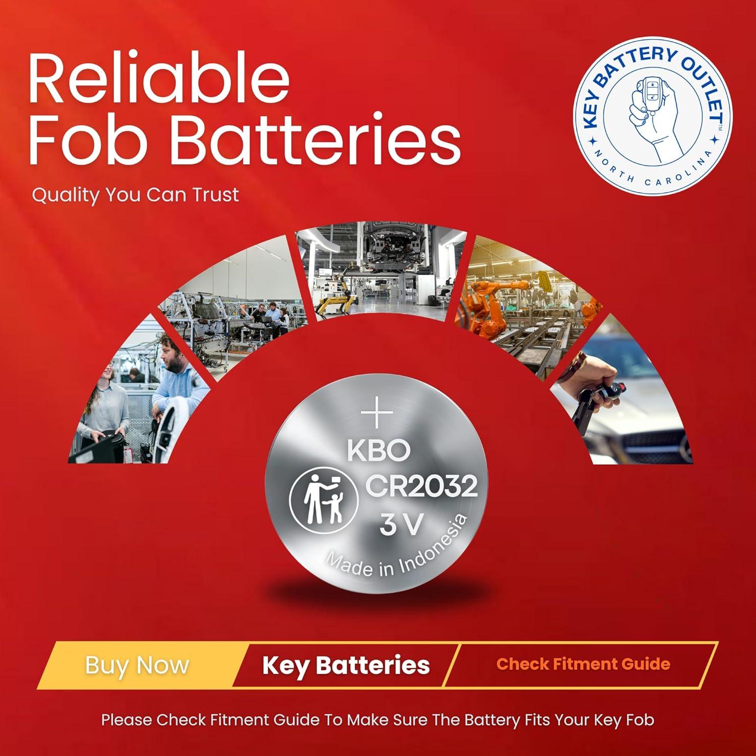 Kit de Baterías CR2032 para Llave Toyota - 2 Unidades OEM