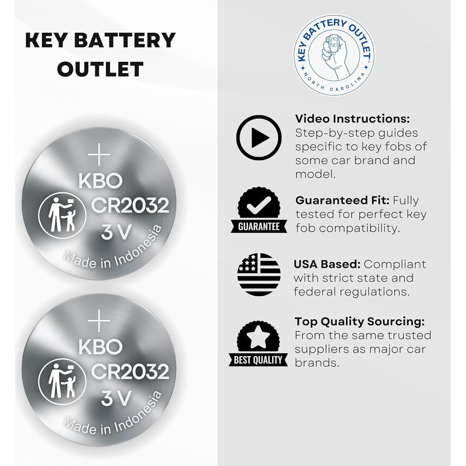 Kit de Baterías CR2032 para Llave Toyota - 2 Unidades OEM