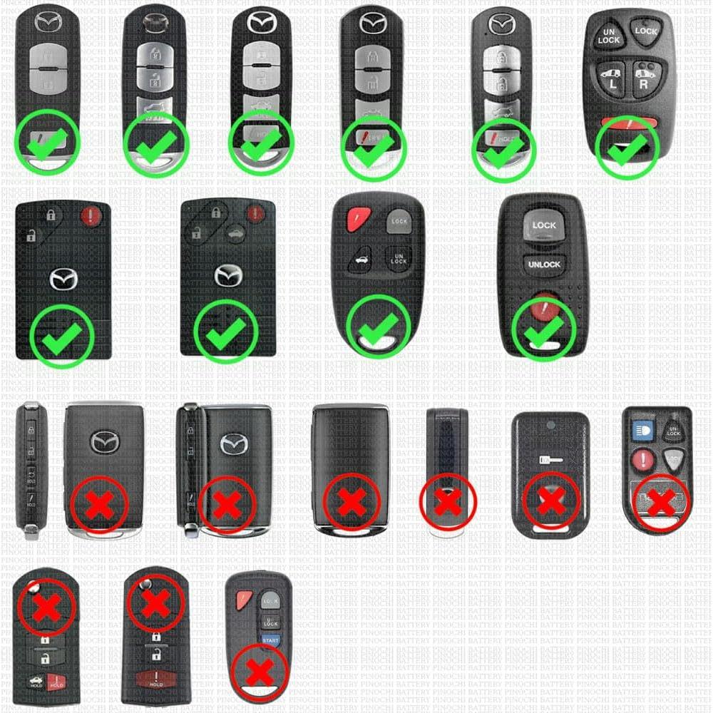 Baterías CR2025 para Llave Remota Mazda y Toyota - Paquete de 2