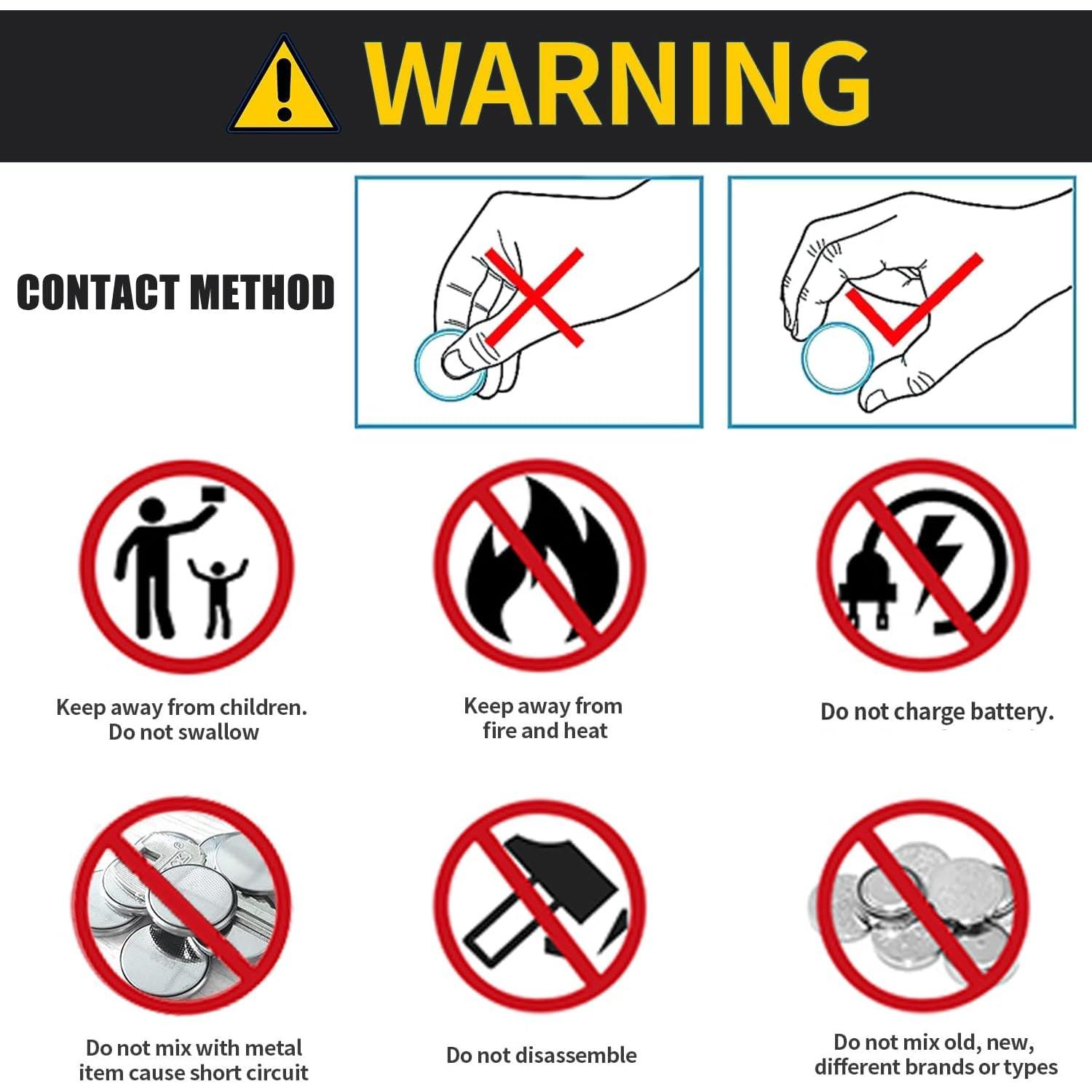 Baterías CR2025 para Llave Remota Mazda y Toyota - Paquete de 2