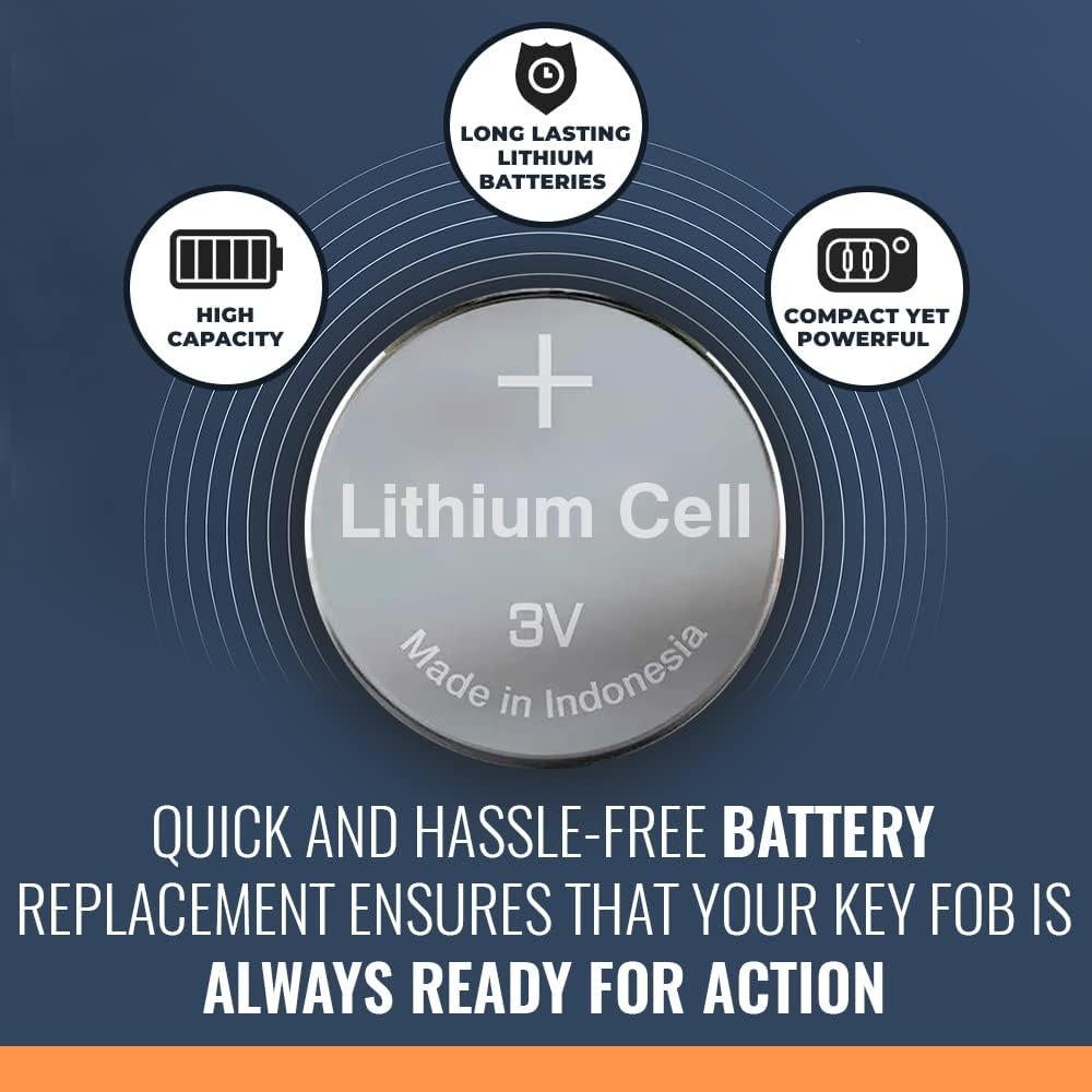 Batería CR2032 Rome Tech para llavero Chrysler 200 2011-2017