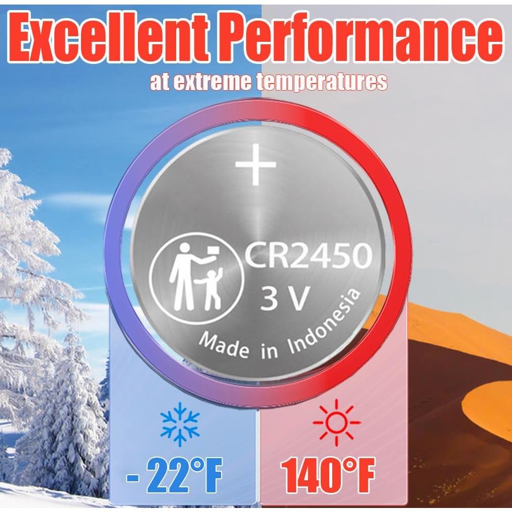 Batería CR2450 para Llave Remota Ford Lincoln 2017-2025
