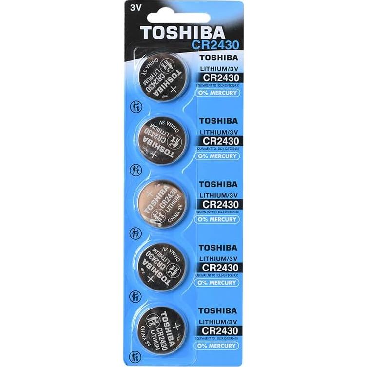 Batería de Litio Toshiba CR2430 3V - 4 Unidades