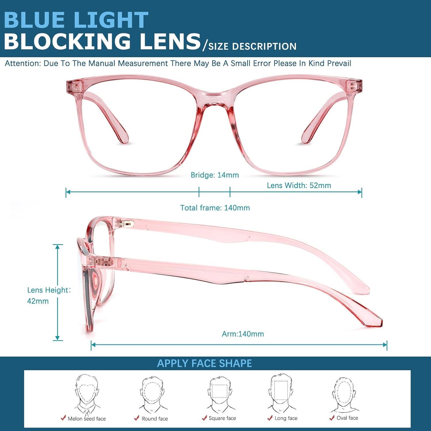 Gafas bloqueadoras luz azul Oilway unisex anti-fatiga ocular