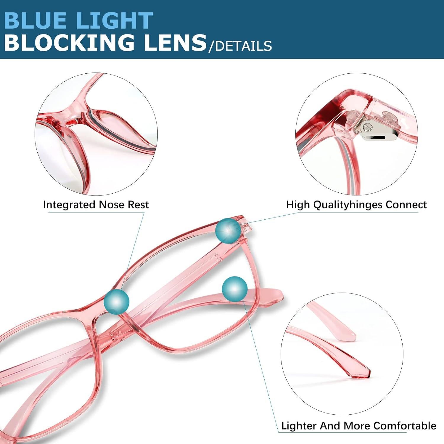 Gafas bloqueadoras luz azul Oilway unisex anti-fatiga ocular