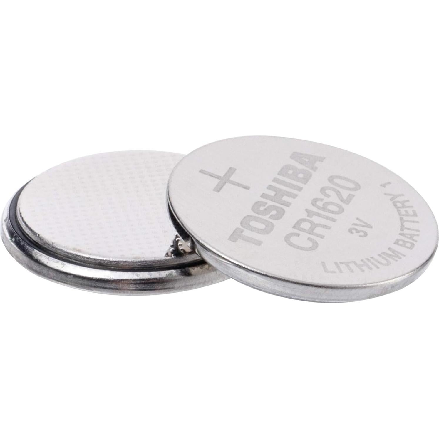 Batería de moneda de litio Toshiba CR1620 3V - Paquete de 5