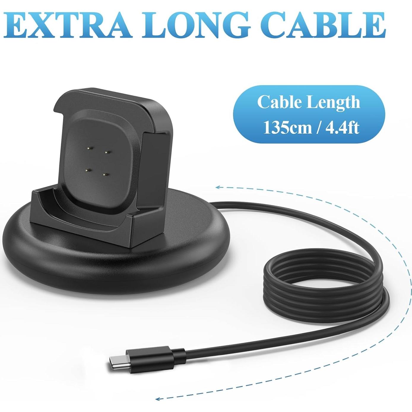 Dock de Carga Wanme USB C para Fitbit Versa 4/3/Sense 2