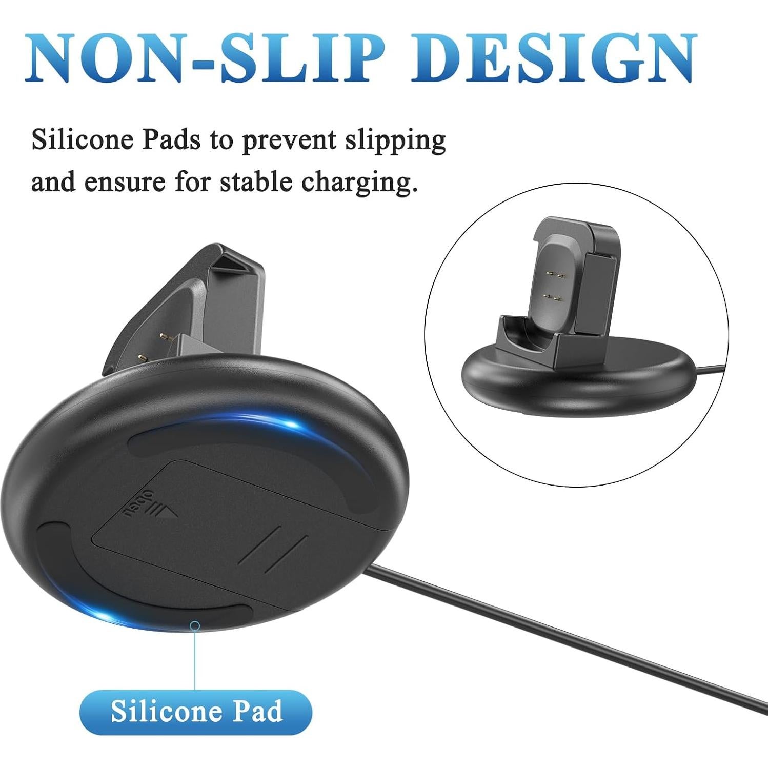 Dock de Carga Wanme USB C para Fitbit Versa 4/3/Sense 2