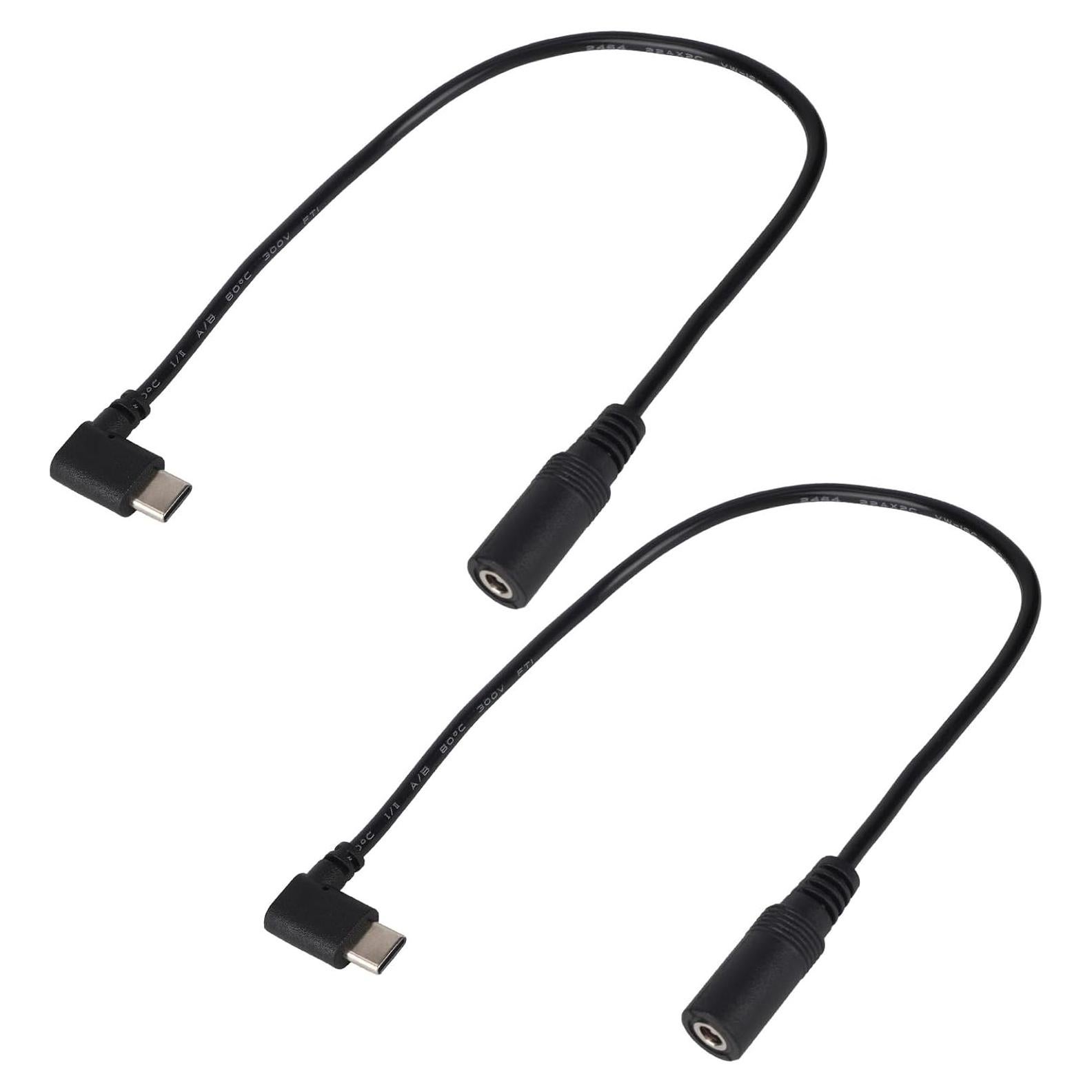 Adaptador Type-C a DC ORORO 2 Piezas para Chaquetas Calefaccionadas