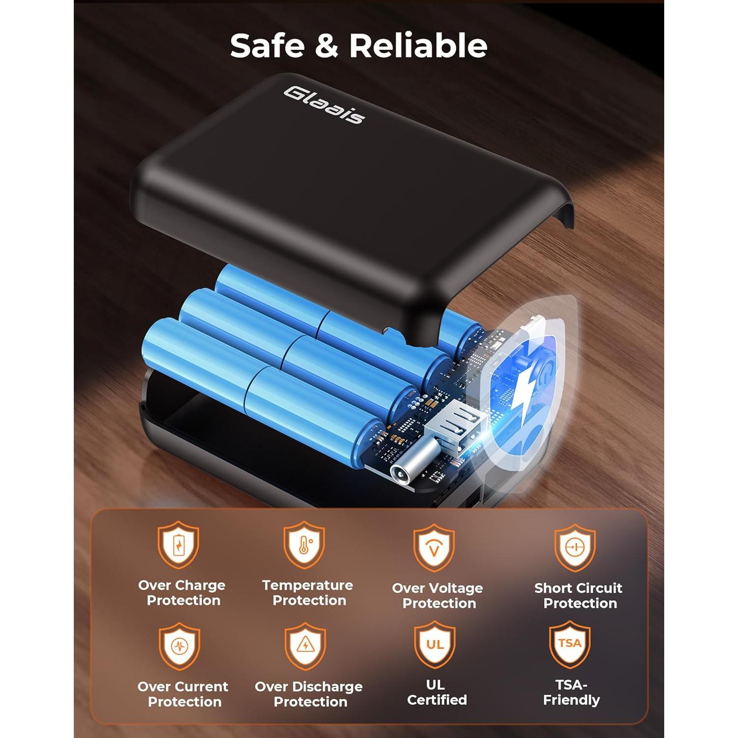 Batería 18400mAh para Chaleco Calentado ORORO y Venustas