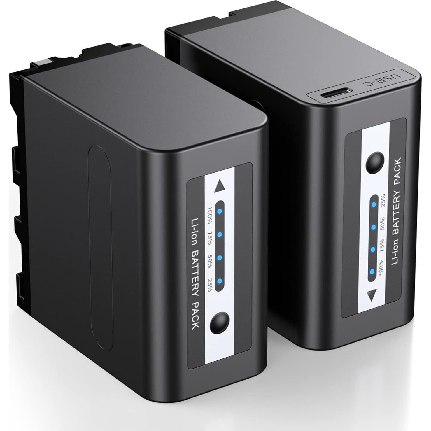 Batería Recargable NP-F970 PrimeraPotencia 8800mAh 2-Pack