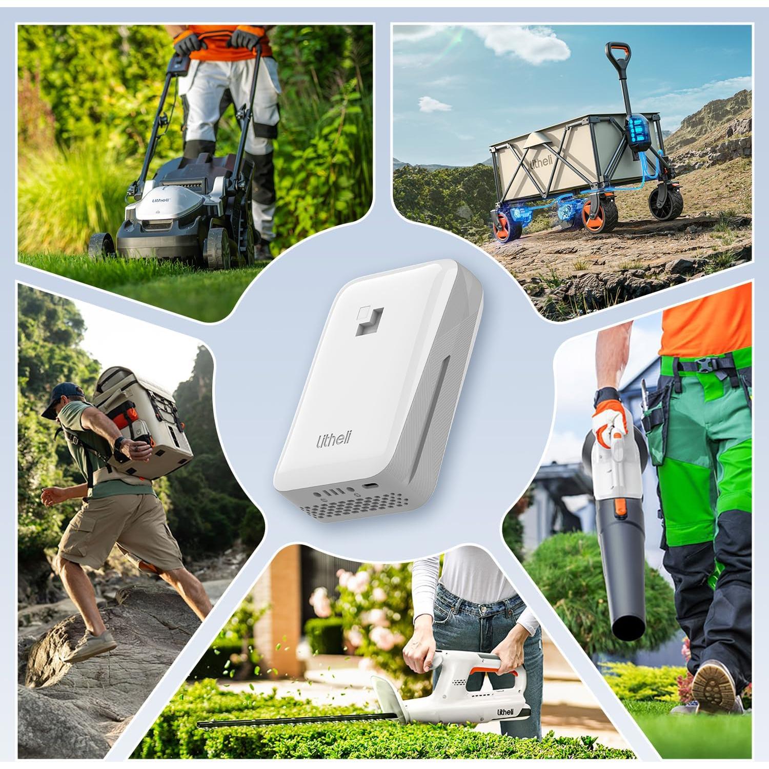 Batería de Litio Litheli 20V 4.0Ah para Herramientas Eléctricas