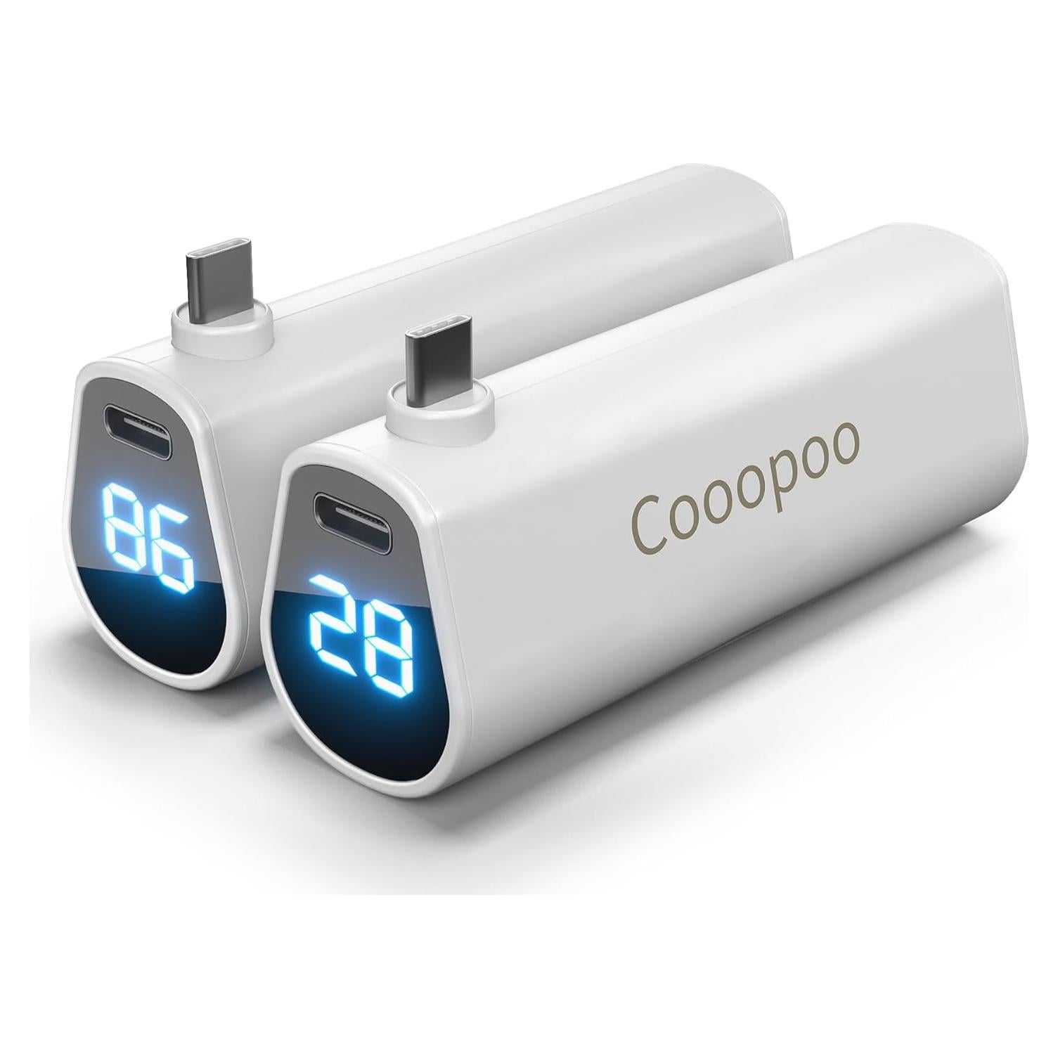 Batería Externa Cooopoo para Meta Quest 3 - Carga Rápida 5000mAh