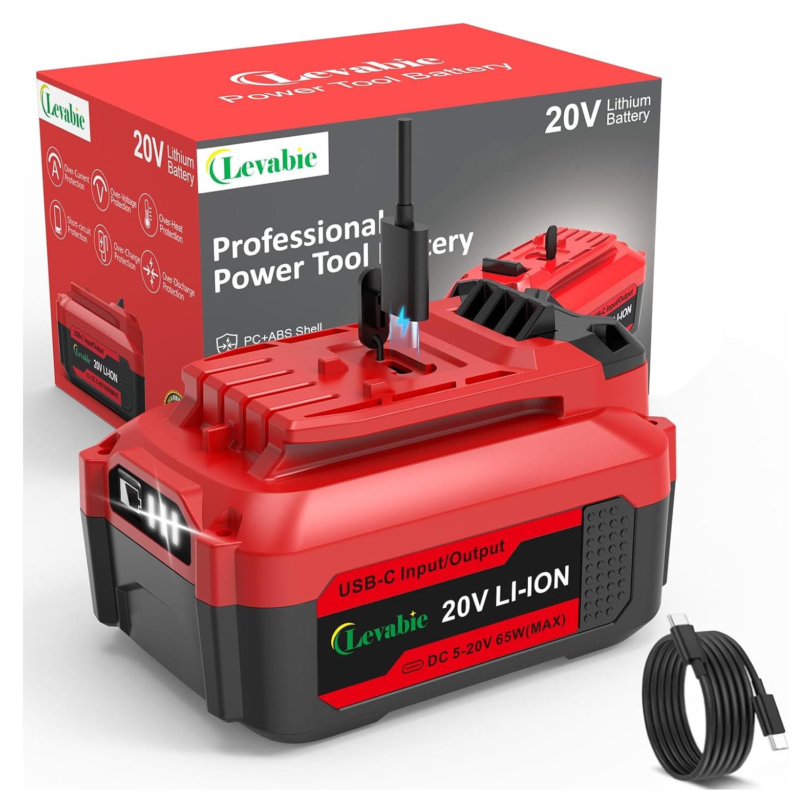 Batería Craftsman 20V Clevabie 4.0Ah USB-C 65W CMCB204