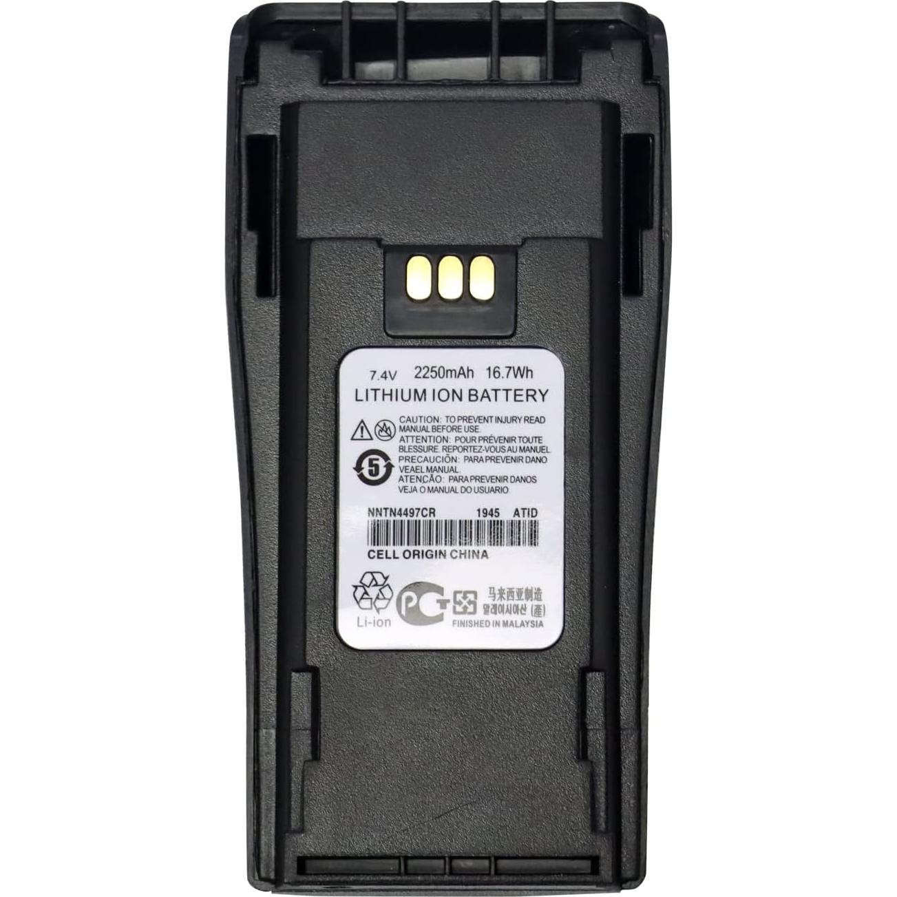 Baterías de Reemplazo Motorola NNTN4497 10 Pcs 7.4V