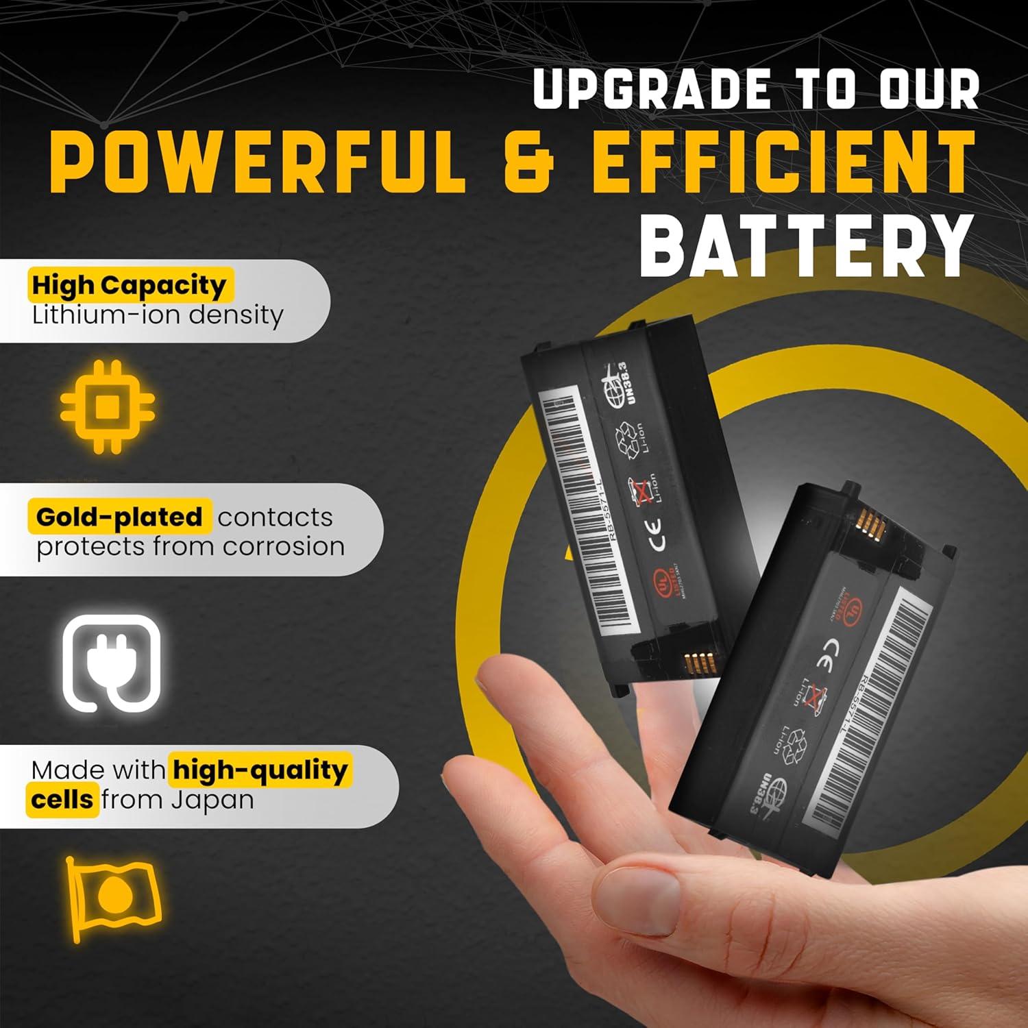 Batería Recargable Artisan Power para Motorola CLS1110/1410/1450 | 1200 mAh | Paquete de 8