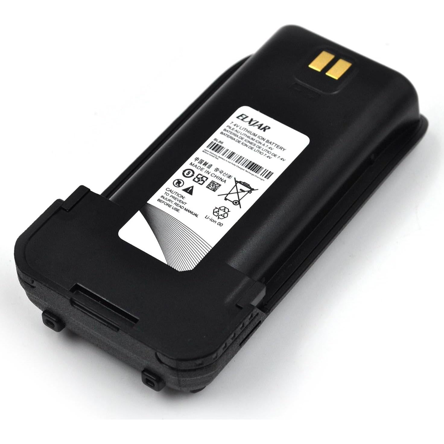 Batería recargable Li-ion 7.4V 2600mAh elxjar para RT86 - Paquete de 2