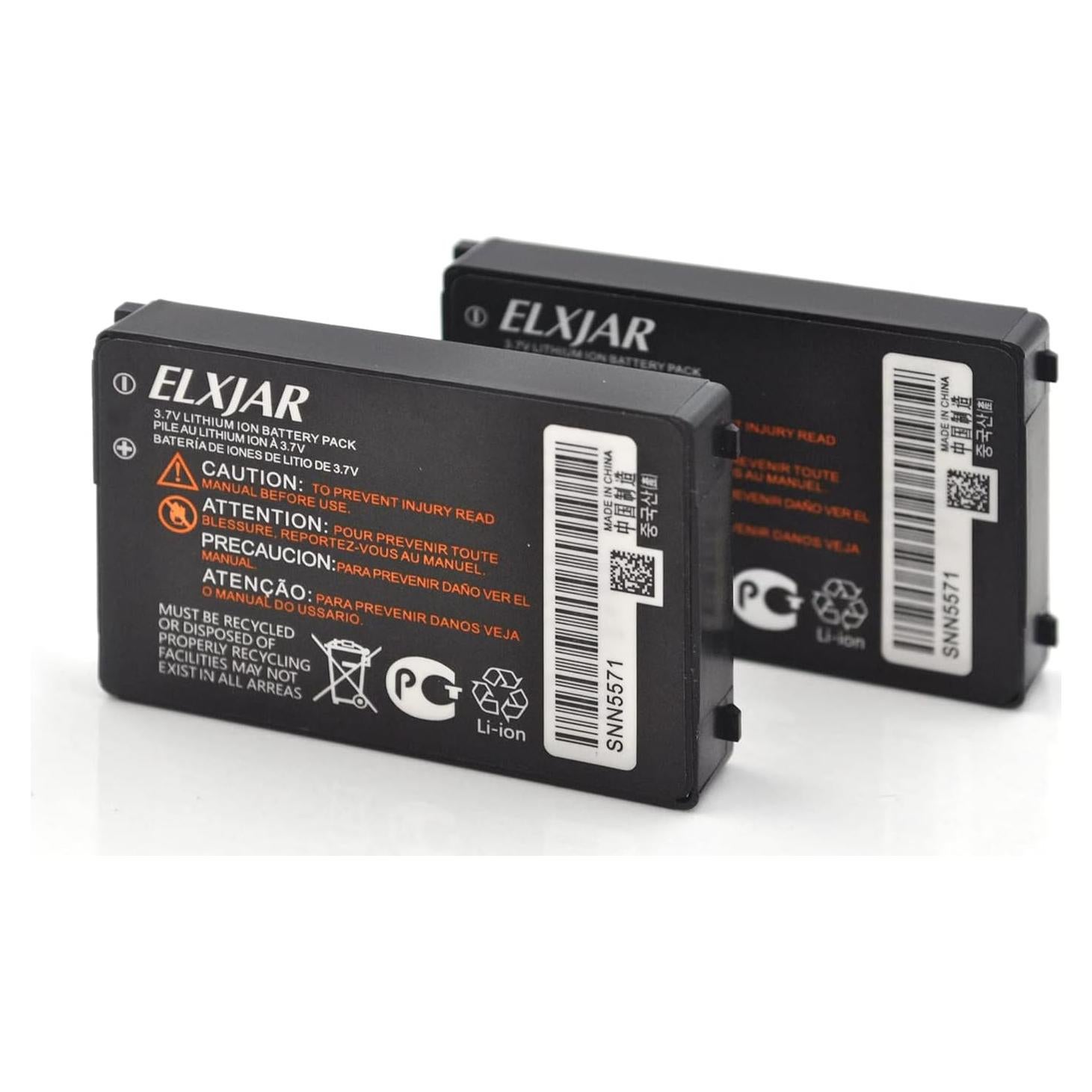 Batería Recargable Li-Ion 3.7V 1200mAh elxjar para Motorola CLS