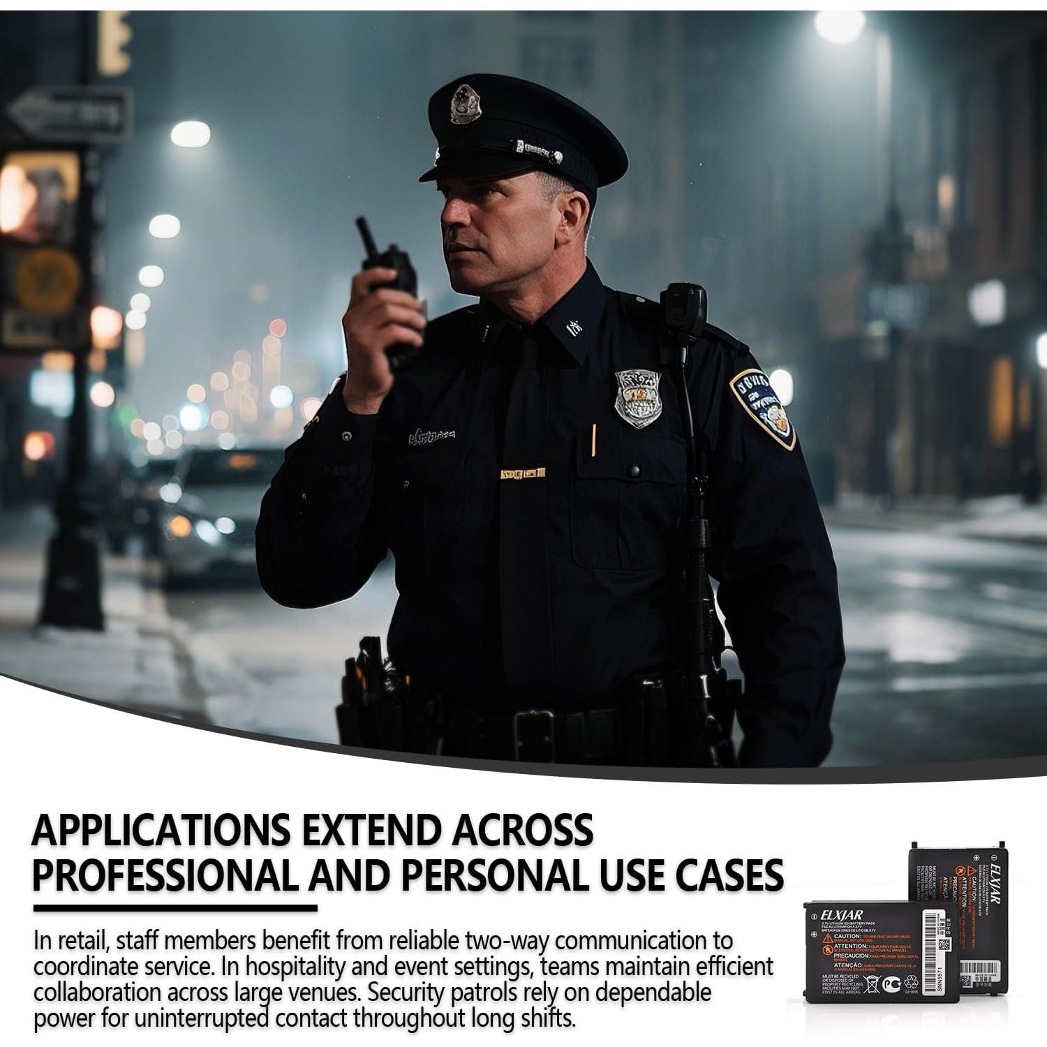 Batería Recargable Li-Ion 3.7V 1200mAh elxjar para Motorola CLS