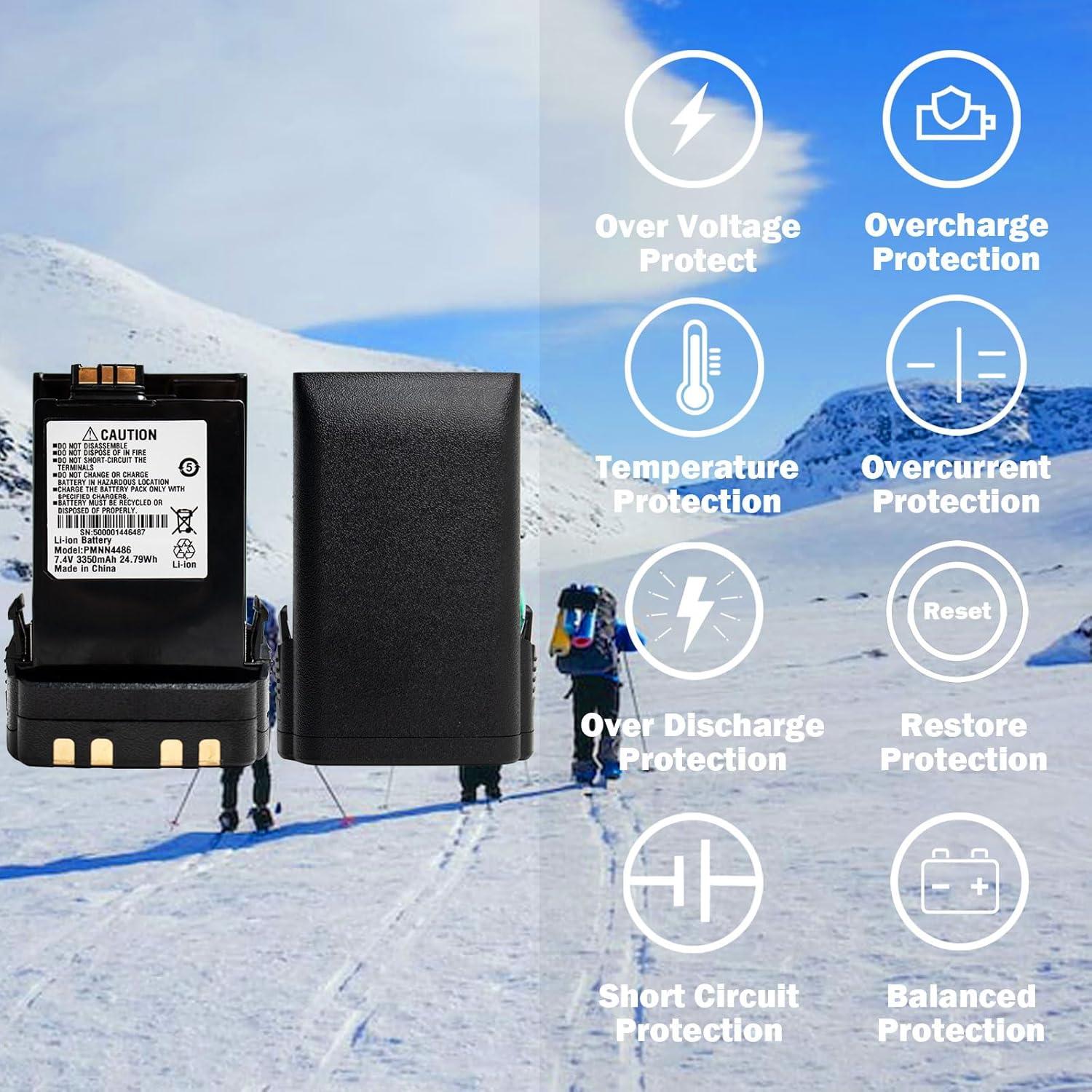 Batería de Litio-ion 3350mAh 7.4V Motorola APX6000 APX7000