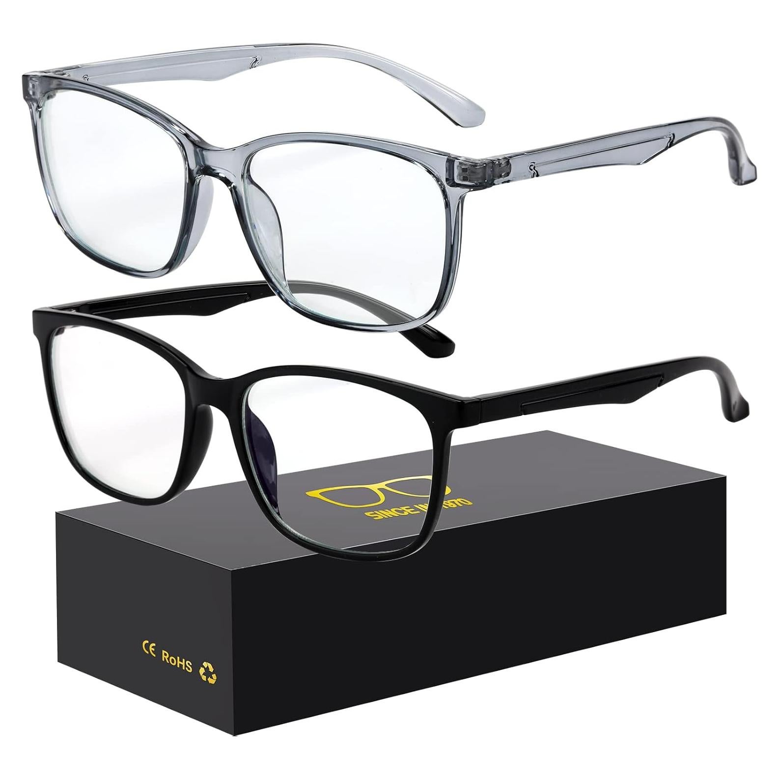 Gafas bloqueadoras luz azul Oilway A2 Negro + Gris UV400